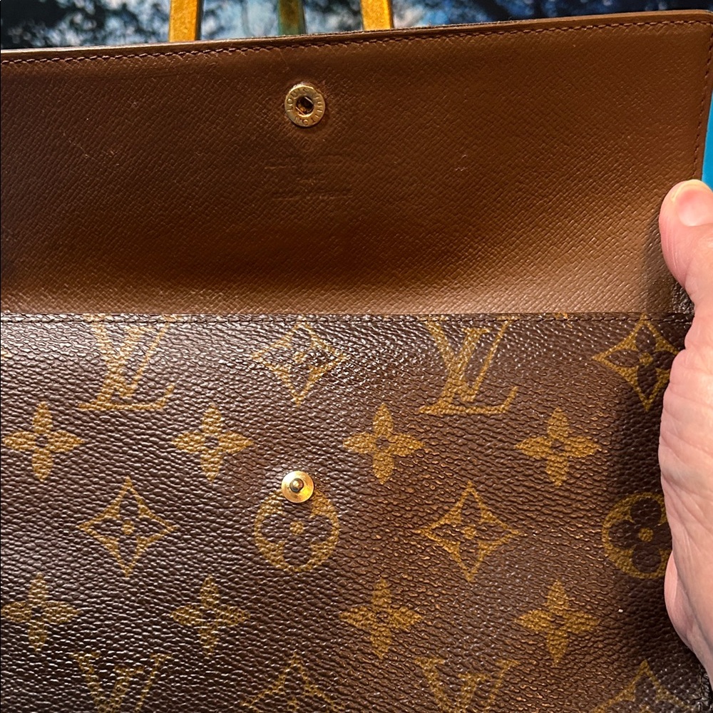 Louis Vuitton Brown Monogram Continental Wallet Very Good Condition - Picture 3 of 15